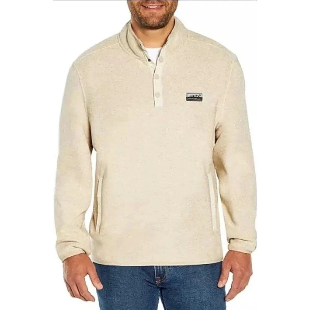 Eddie Bauer Men's Classic Fit Long Sleeve Knit Fleece Sweater Size XXL - Picture 1 of 11
